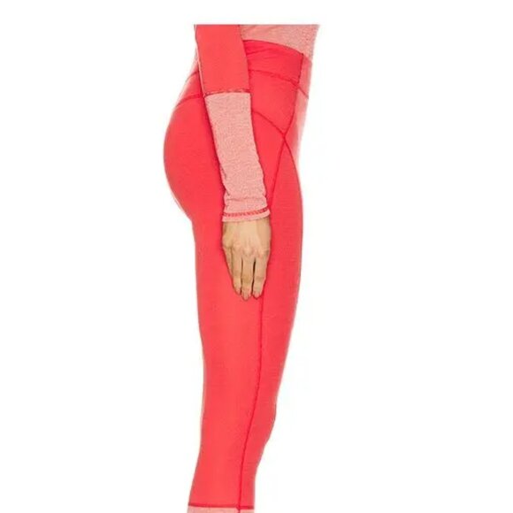 NEW Free People Moonlight Base Layer Leggings Merino Wool in red 1125 2s1 - Picture 12 of 12